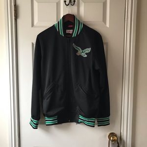 MITCHELL AND NESS EAGLES JACKET. SZ. MEDIUM
